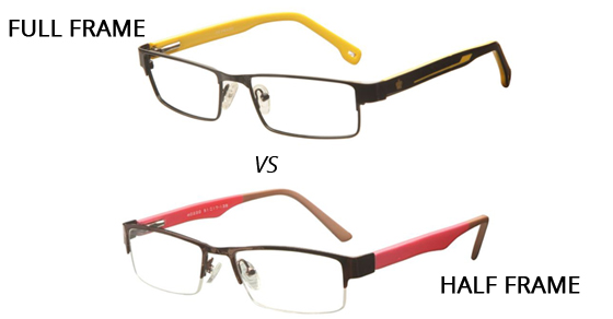 Full Frame Glasses Vs Half Frame Glasses Which Is Better 