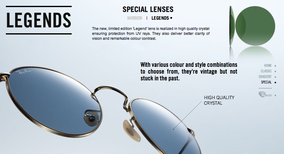 RayBan LegendsLens Sunglasses
