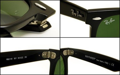 ray ban numbers on frames