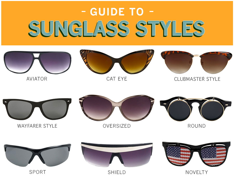 ray ban sunglasses style names