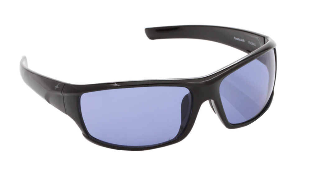 Fastrack P223 Black Blue Wrap around BU2 Sunglasses