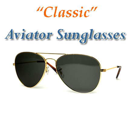 classic aviator sunglasses