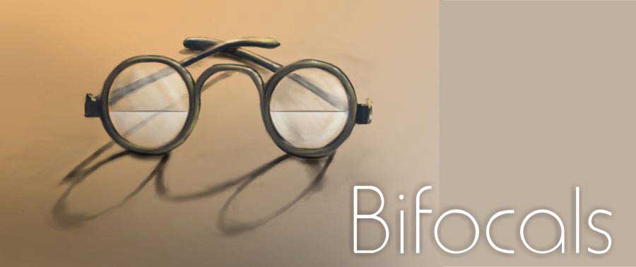 First bifocal glasses