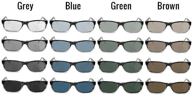 Grey Tinted Sunglasses  Grey Colour Sunglasses