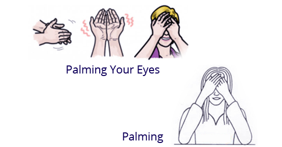 Palming-eye-exercise